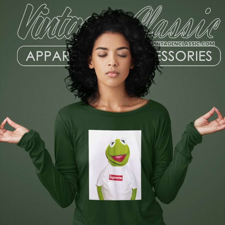 Supreme Kermit The Frog Long Sleeve Tee Supreme Kermit The Frog Long Sleeve Tee