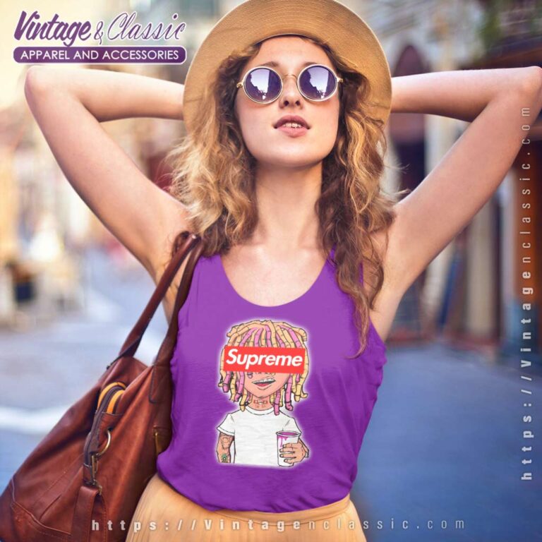 Supreme Lil Pump Tank Top Racerback Supreme Lil Pump Tank Top Racerback