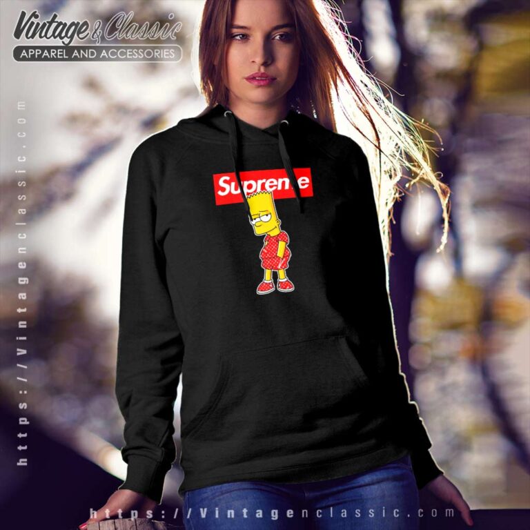 Supreme Louis Vuitton Bart Simpson Hoodie Supreme Louis Vuitton Bart Simpson Hoodie