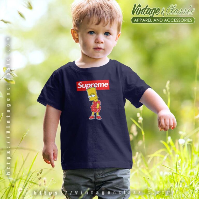 Supreme Louis Vuitton Bart Simpson Kids T Shirt Supreme Louis Vuitton Bart Simpson Kids T Shirt