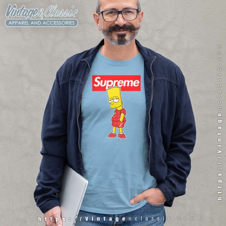 Supreme Louis Vuitton Bart Simpson Long Sleeve Tee Supreme Louis Vuitton Bart Simpson Long Sleeve Tee