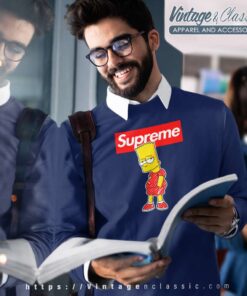Supreme Louis Vuitton Bart Simpson Sweatshirt