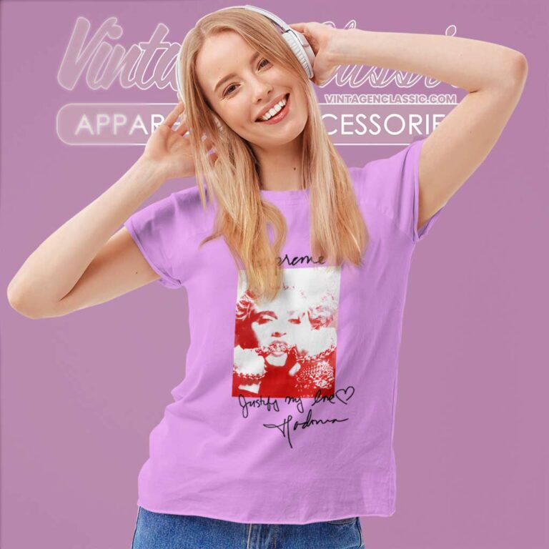 Supreme Madonna Justify My Love Women TShirt Supreme Madonna Justify My Love Women TShirt