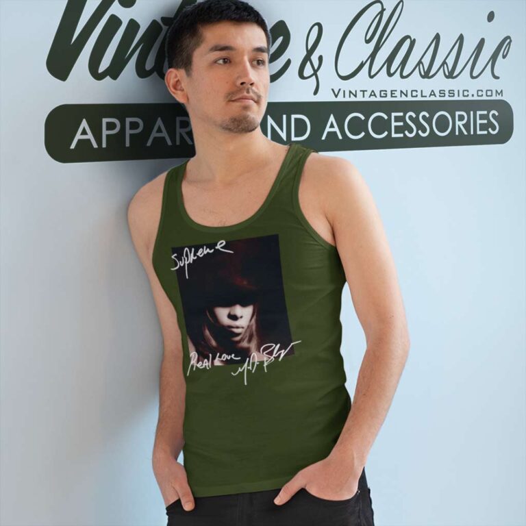 Supreme Mary J Blige Signature Tank Top Racerback Supreme Mary J Blige Signature Tank Top Racerback