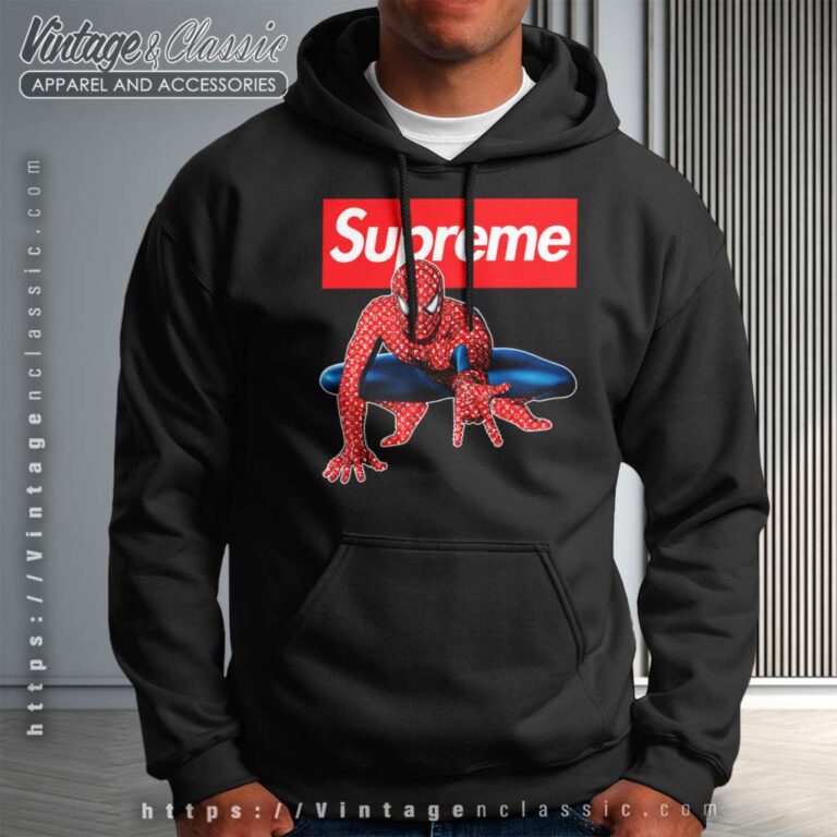 Supreme Mavels Spider Man Hoodie Supreme Mavels Spider Man Hoodie