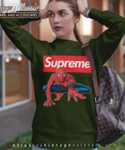 Supreme Mavels Spider Man Sweatshirt
