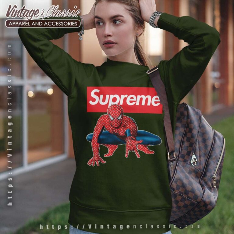 Supreme Mavels Spider Man Sweatshirt Supreme Mavels Spider Man Sweatshirt