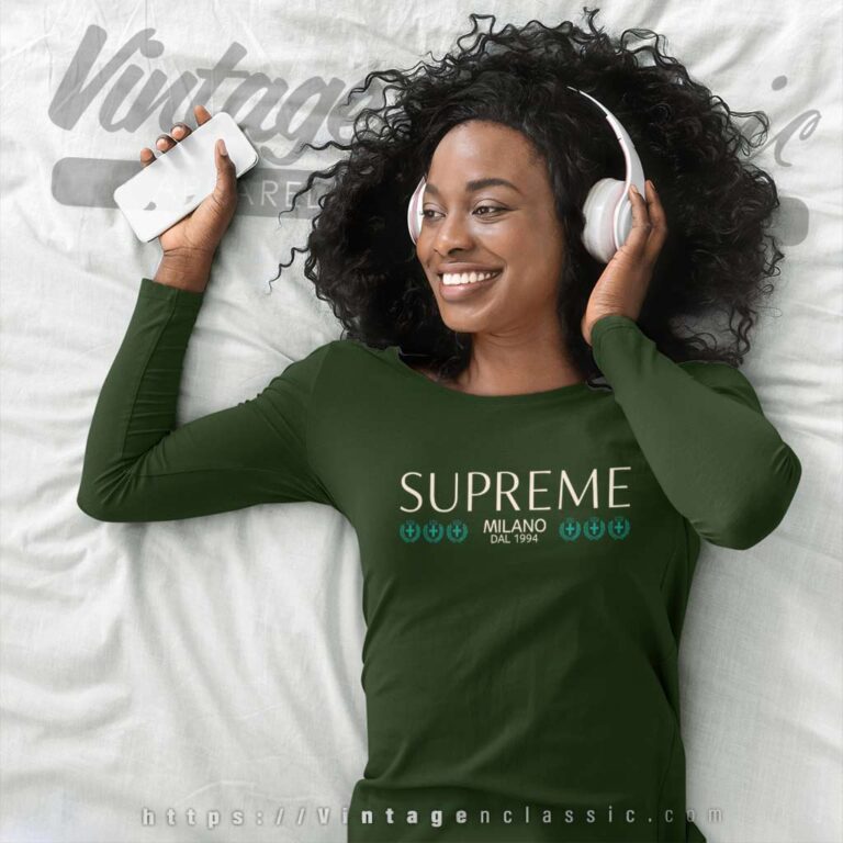 Supreme Milano Dal 1994 Long Sleeve Tee Supreme Milano Dal 1994 Long Sleeve Tee