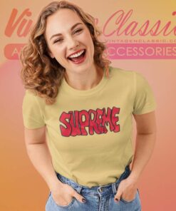 Supreme Mitchell Ness Football Jersey Shirt Women TShirt