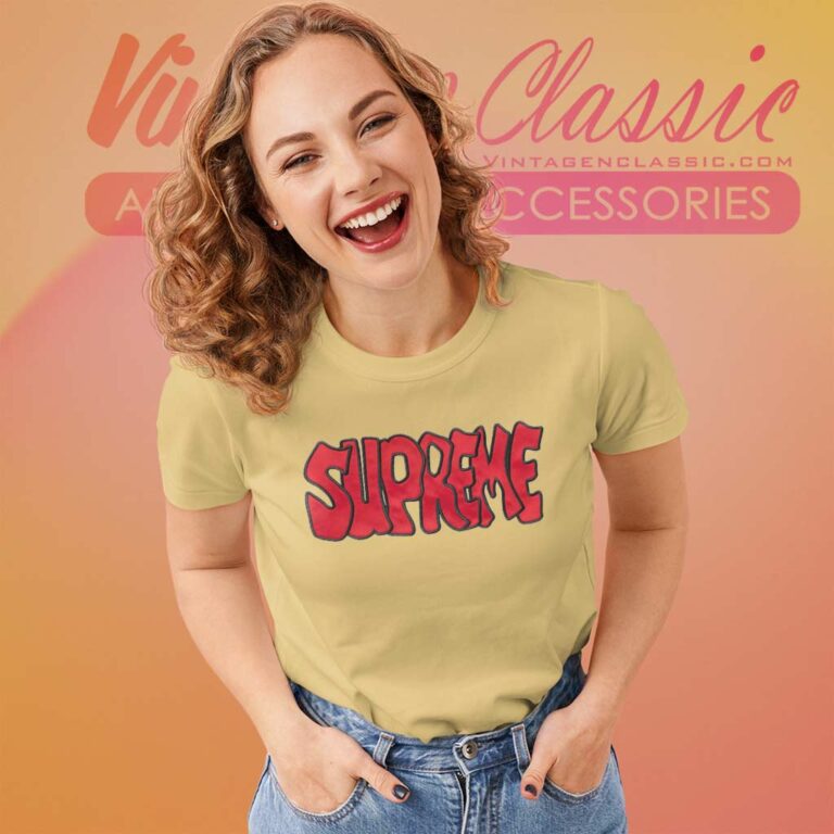 Supreme Mitchell Ness Football Jersey Shirt Women TShirt Supreme Mitchell Ness Football Jersey Shirt Women TShirt