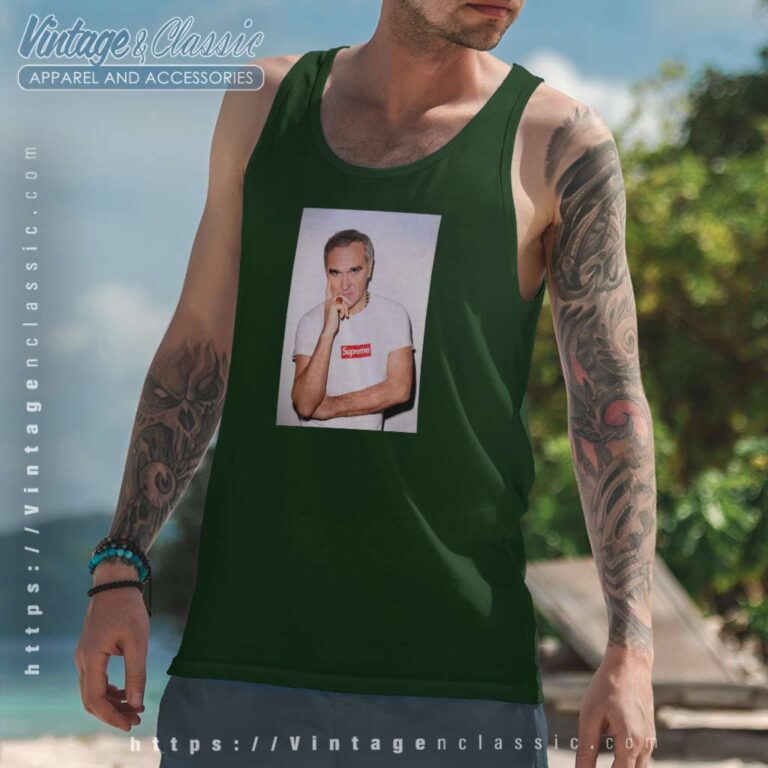 Supreme Morrissey Print Tank Top Racerback Supreme Morrissey Print Tank Top Racerback