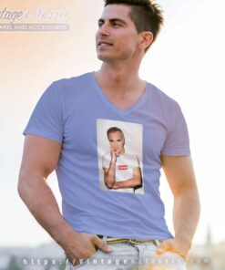 Supreme Morrissey Print V Neck TShirt