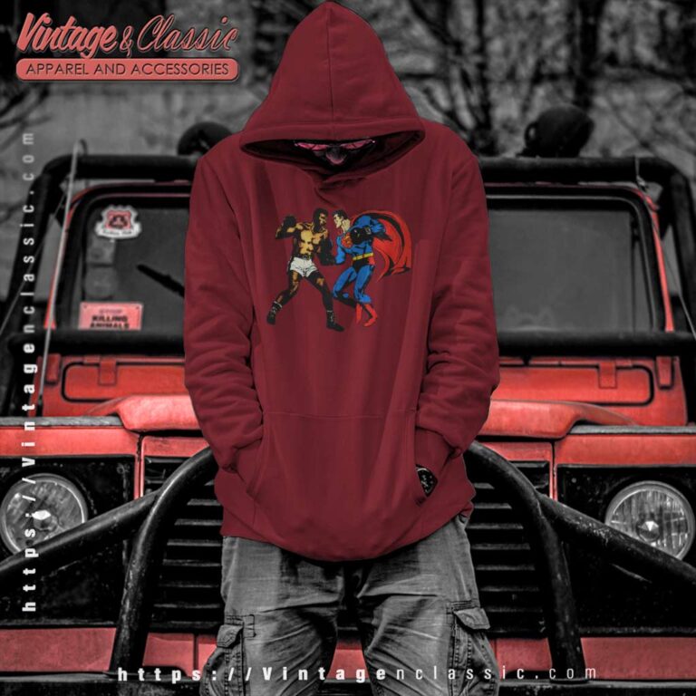 Supreme Muhammad Ali Vs Superman Hoodie Supreme Muhammad Ali Vs Superman Hoodie