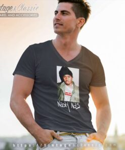 Supreme Nasty Nas Photo V Neck TShirt