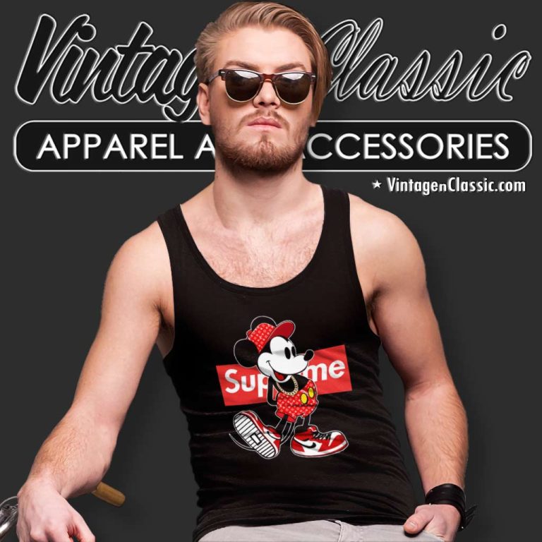Supreme Nike Mickey Mouse Tank Top Racerback Supreme Nike Mickey Mouse Tank Top Racerback