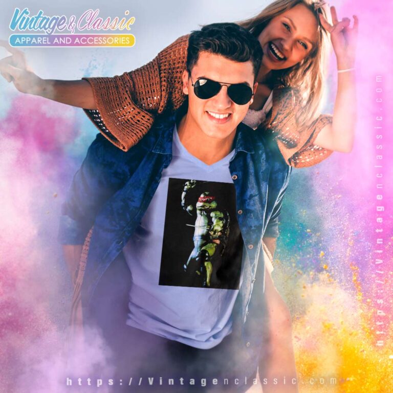 Supreme Ninja Turtle Raphael V Neck TShirt Supreme Ninja Turtle Raphael V Neck TShirt