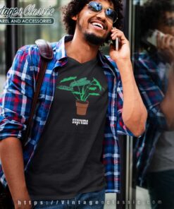 Supreme Plant Tree V Neck TShirt