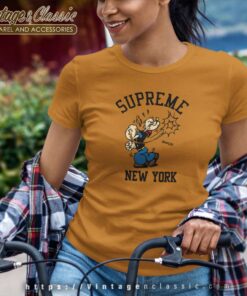 Supreme Popeye Smack Women TShirt