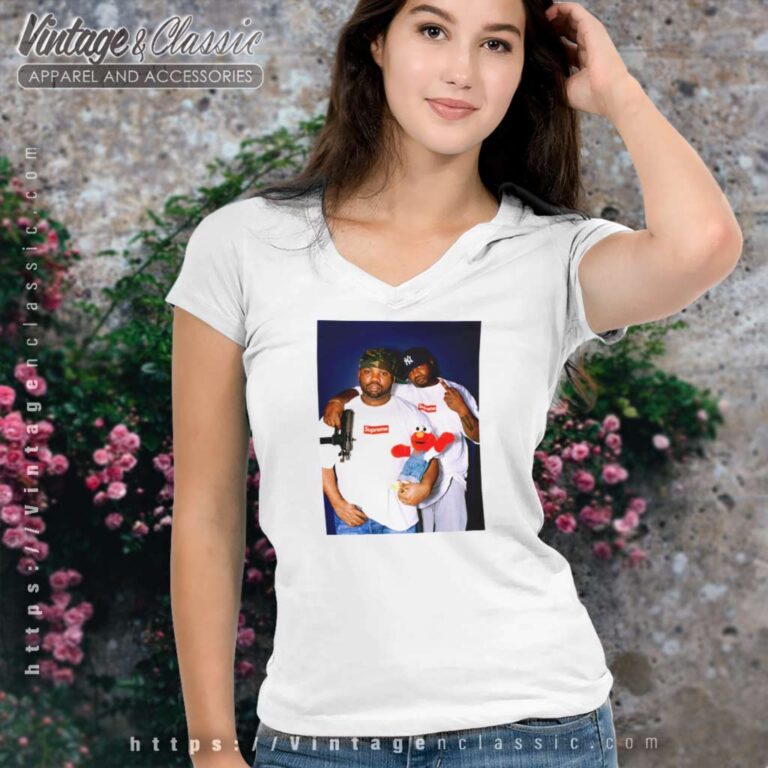 Supreme Raekwon Ghostface Killah V Neck TShirt Supreme Raekwon Ghostface Killah V Neck TShirt