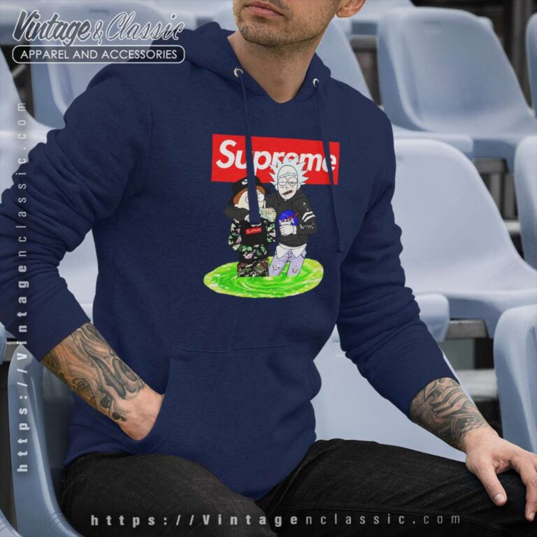 Supreme Rick And Morty Bape Hoodie Supreme Rick And Morty Bape Hoodie