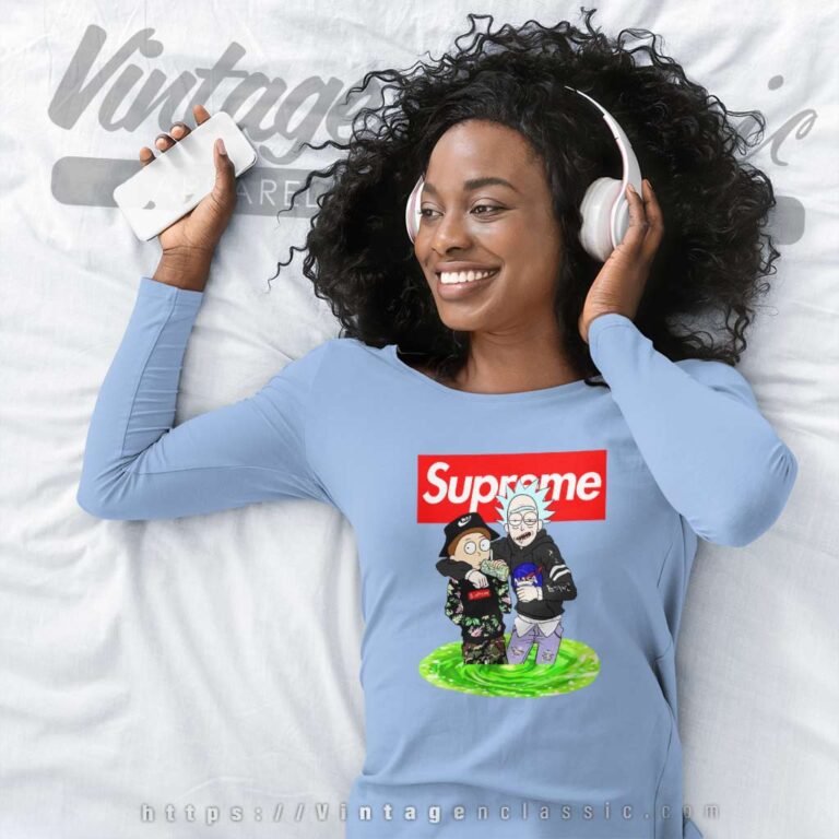 Supreme Rick And Morty Bape Long Sleeve Tee Supreme Rick And Morty Bape Long Sleeve Tee
