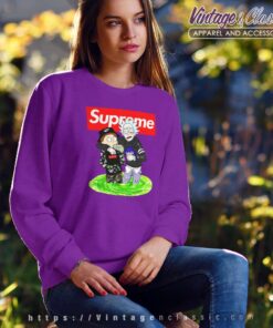 Supreme Rick And Morty Bape Sweatshirt
