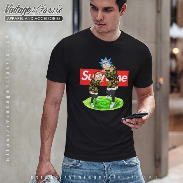 Supreme Rick And Morty Funny T Shirt Supreme Rick And Morty Funny T Shirt