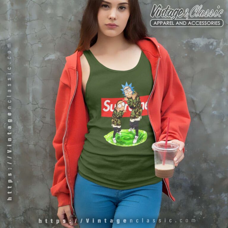 Supreme Rick And Morty Funny Tank Top Racerback Supreme Rick And Morty Funny Tank Top Racerback