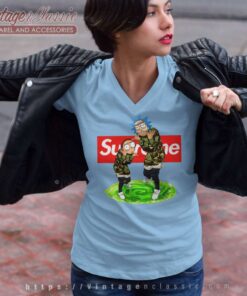 Supreme Rick And Morty Funny Shirt 7 Supreme Rick And Morty Funny V Neck TShirt