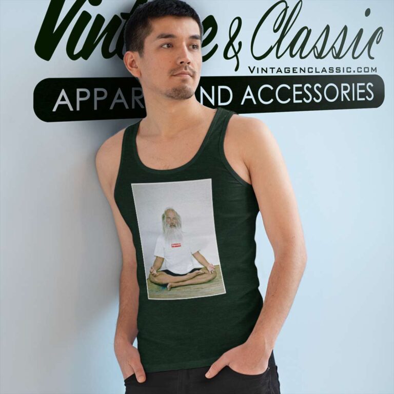 Supreme Rick Rubin Photo Tank Top Racerback Supreme Rick Rubin Photo Tank Top Racerback