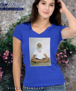 Supreme Rick Rubin Photo V Neck TShirt