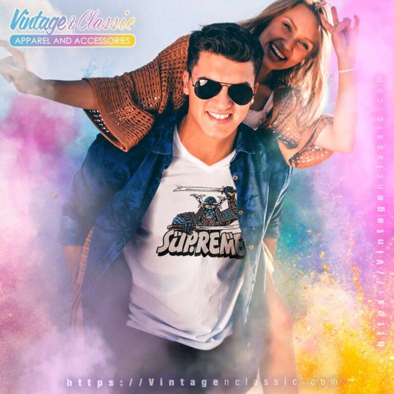 Supreme Samurai Fashion V Neck TShirt Supreme Samurai Fashion V Neck TShirt