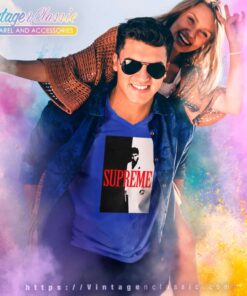 Supreme Scarface Movie V Neck TShirt