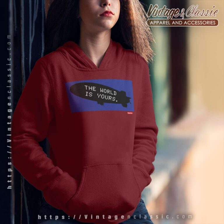 Supreme Scarface The World Is Yours Blimp Hoodie Supreme Scarface The World Is Yours Blimp Hoodie