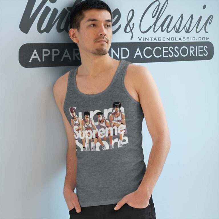 Supreme Shohoku Basketball Shirt Tank Top Racerback Supreme Shohoku Basketball Shirt Tank Top Racerback