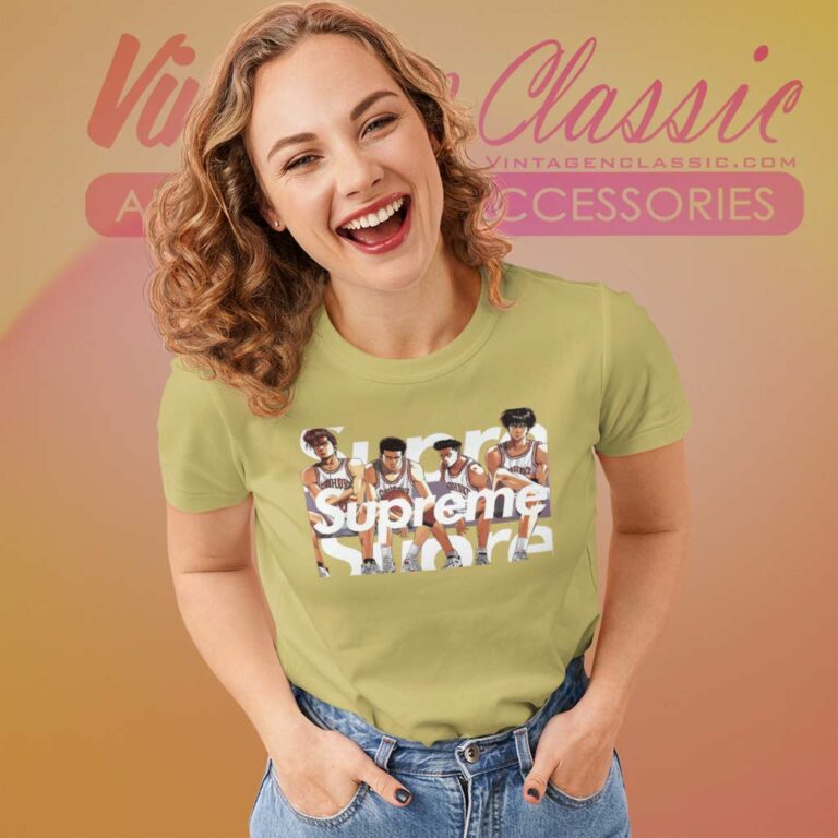 Supreme Shohoku Basketball Shirt Women TShirt Supreme Shohoku Basketball Shirt Women TShirt