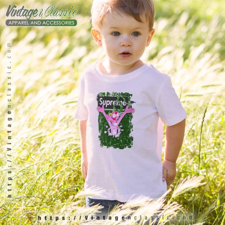 Supreme Snake Logo Pink Panther Kids T Shirt Supreme Snake Logo Pink Panther Kids T Shirt