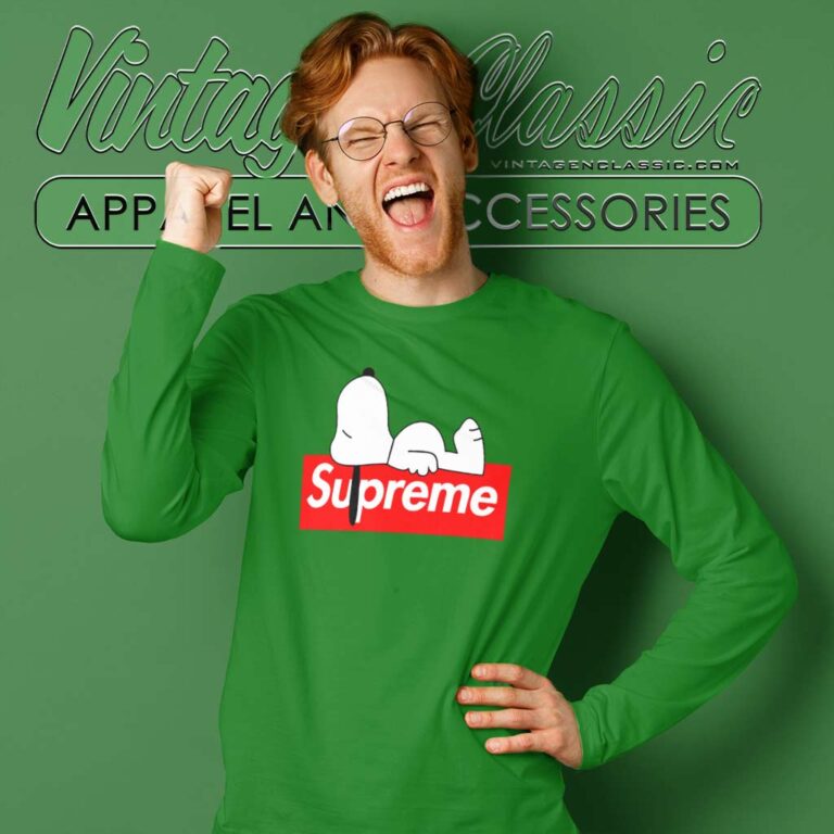 Supreme Snoopy Sleep Long Sleeve Tee Supreme Snoopy Sleep Long Sleeve Tee
