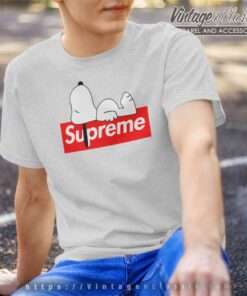 Supreme Snoopy Sleep T Shirt
