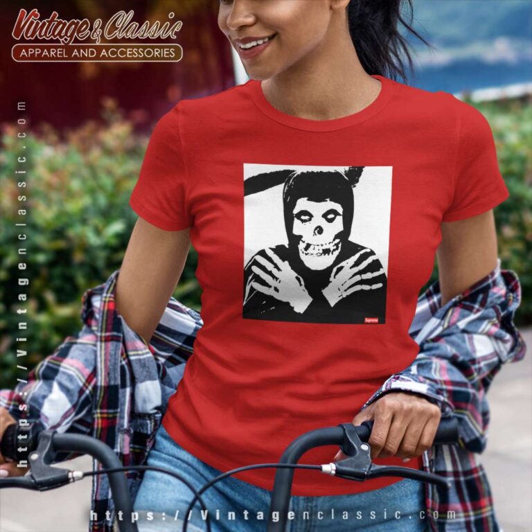 Supreme The Misfits Crimson Ghost Women TShirt Supreme The Misfits Crimson Ghost Women TShirt