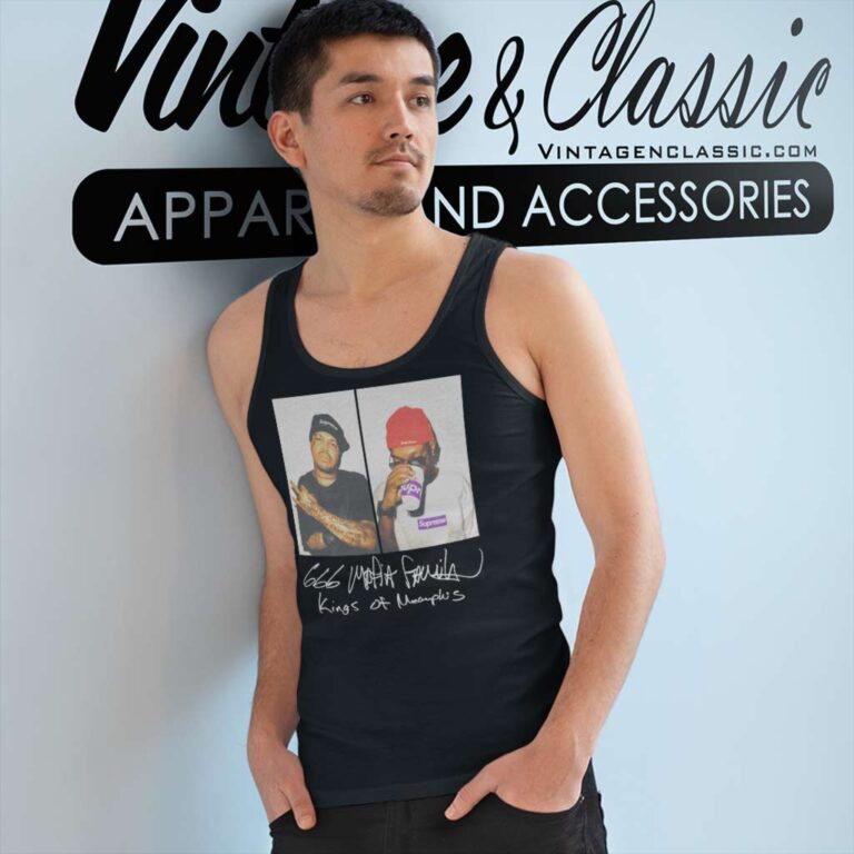 Supreme Three 6 Mafia Tank Top Racerback Supreme Three 6 Mafia Tank Top Racerback