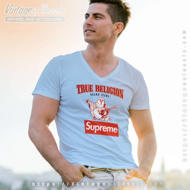 Supreme True Religion V Neck TShirt Supreme True Religion V Neck TShirt