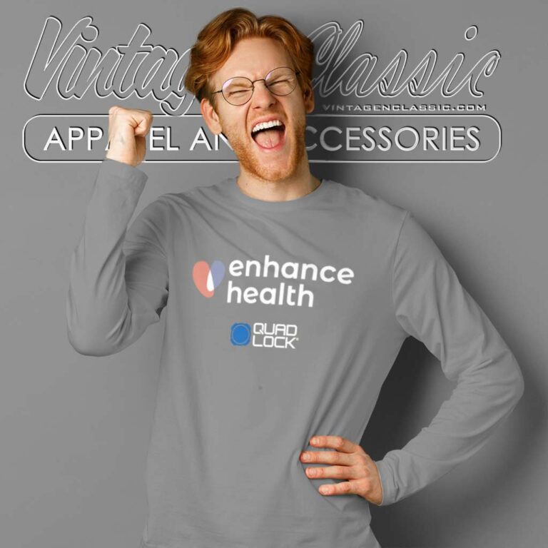Svg Enhance Health Quad Lock Long Sleeve Tee Svg Enhance Health Quad Lock Long Sleeve Tee