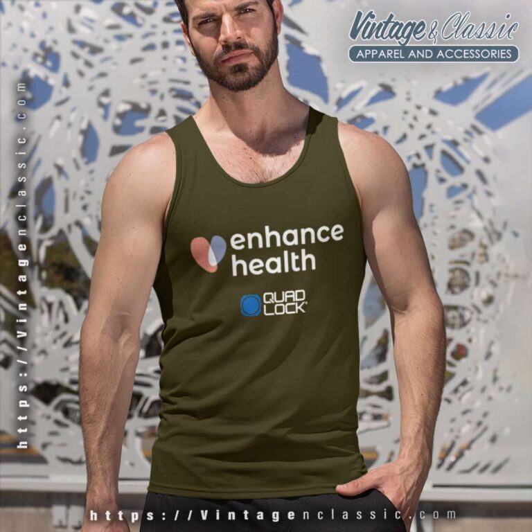 Svg Enhance Health Quad Lock Tank Top Racerback Svg Enhance Health Quad Lock Tank Top Racerback