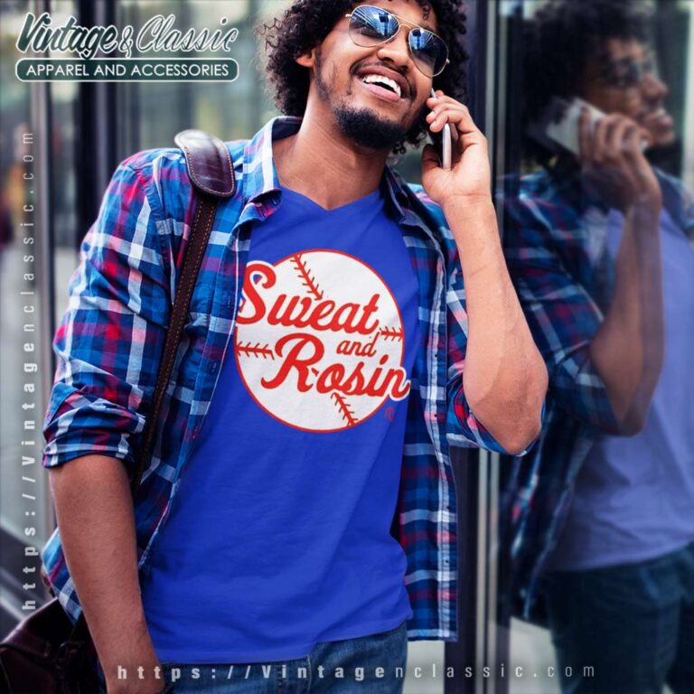 Sweat And Rosin New York Mets V Neck TShirt Sweat And Rosin New York Mets V Neck TShirt