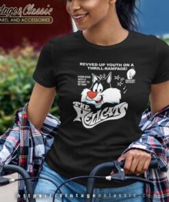 Sylvester Cat And Tweety Looney Tunes Women TShirt