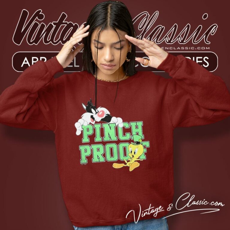 Sylvester The Cat And Tweety Bird Pinch Proof St Paddys Day Sweatshirt Sylvester The Cat And Tweety Bird Pinch Proof St Paddys Day Sweatshirt