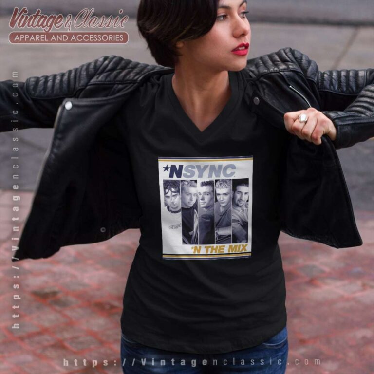 Sync In The Mix 25th Anniversary V Neck TShirt Sync In The Mix 25th Anniversary V Neck TShirt