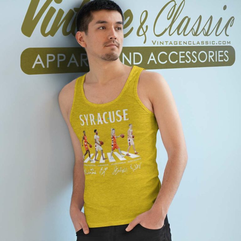 Syracuse Abbey Road Signatures Tank Top Racerback Syracuse Abbey Road Signatures Tank Top Racerback