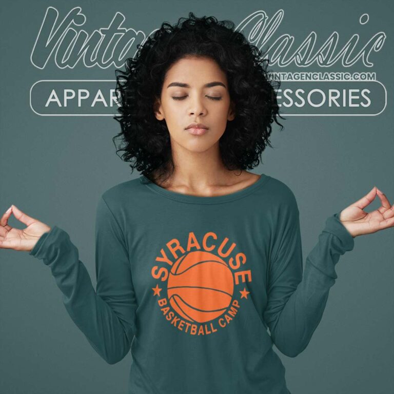 Syracuse Orange Basketball Camp University Long Sleeve Tee Syracuse Orange Basketball Camp University Long Sleeve Tee